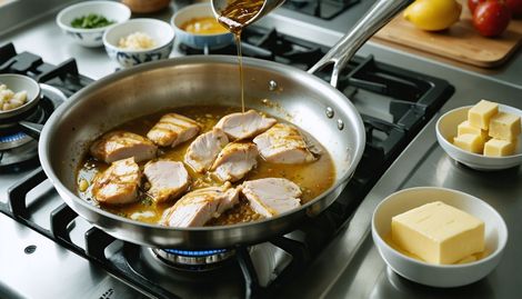 15 Dakikada Şef Usulü Tavuk Sote ve Sos Tüyoları (Pan Sosu ile)