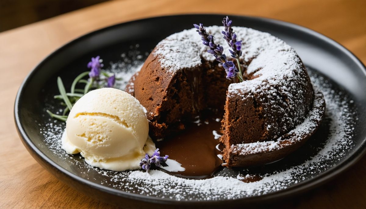 Çikolatalı Lavantalı Molten Kek: Kolay Ama Şık Tatlı Tarifi