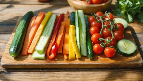 Renkli Sebzelerle Hızlı Atıştırmalık Sunumu: Pratik ve Yaratıcı Tarifler