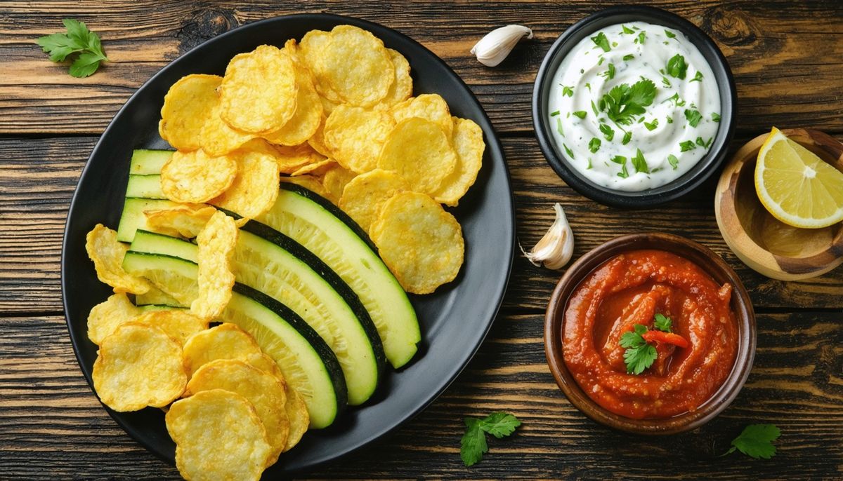 Fırında Kabak Cipsleri ve 3 Şef Usulü Dip Sosu Rehberi