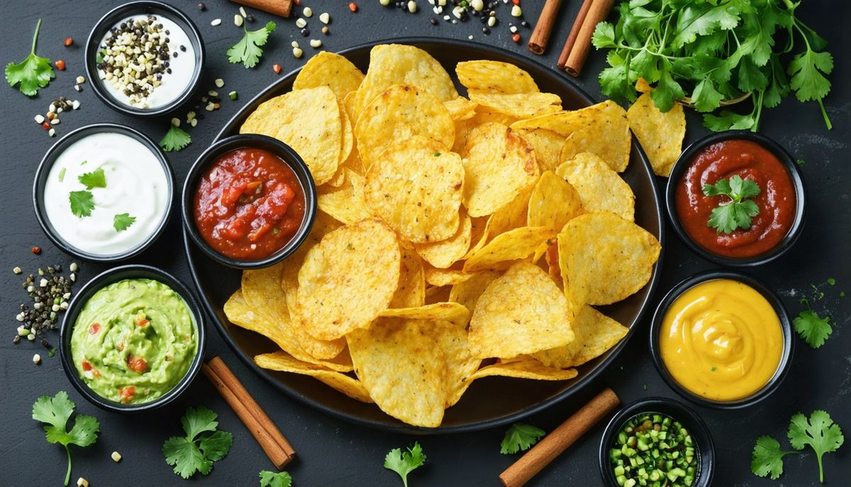 Farklı Soslarla Pratik Cips Sunum Fikirleri: Yaratıcı Atıştırmalıklar Hazırlaman