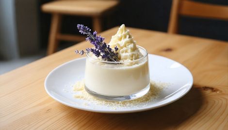 Şef Usulü Lavantalı Beyaz Çikolatalı Panna Cotta — Adım Adım