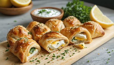 Peynirli Mini Gözleme Ruloları — Hızlı ve Şık Atıştırmalık