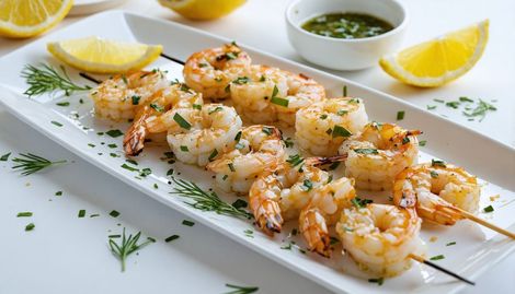 Limonlu Karides Şiş — Hızlı & Şık Deniz Mahsulü Aperatif