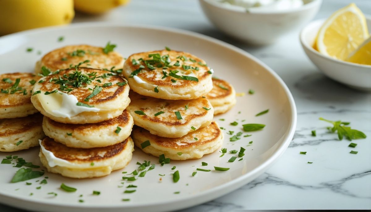 Peynirli Mini Blinis: 20 Dakikada Şık ve Kolay Aperatif