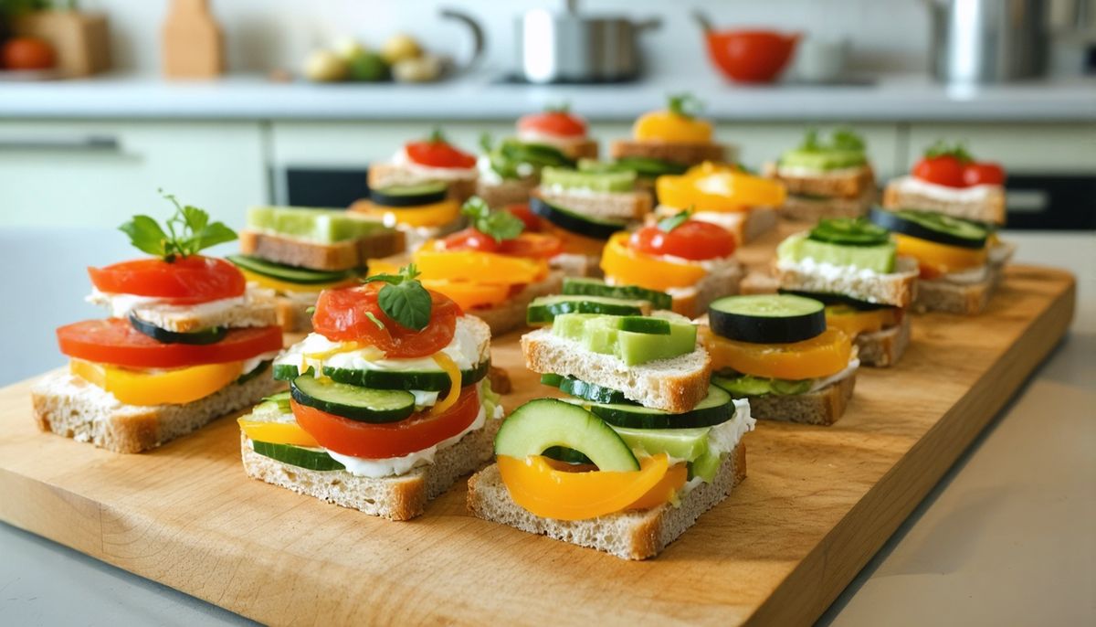 Renkli ve Pratik Mini Sandviçler: Yaratıcı Tariflerle Lezzetli Atıştırmalıklar