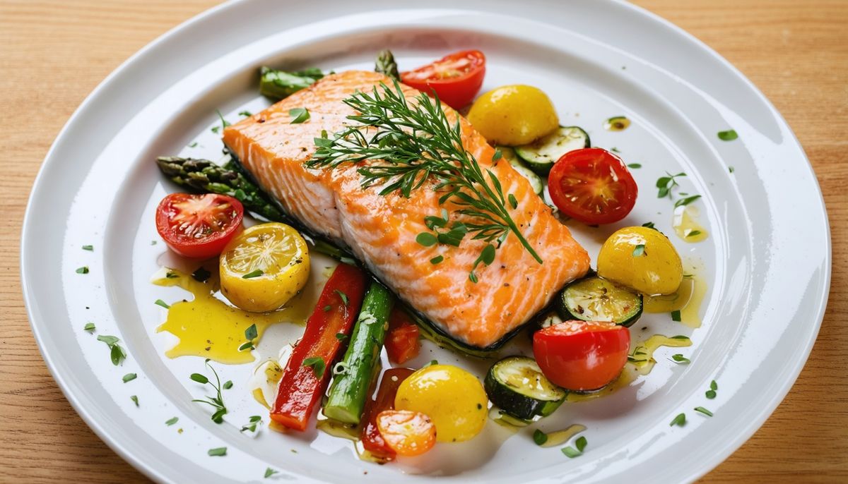 Fırında Sebzeli Somon: Evde Gurme Sunum ve Doğru Pişirme